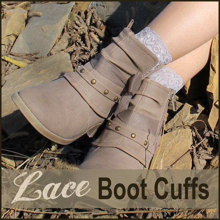 How to Make your own Lace Boot Cuffs